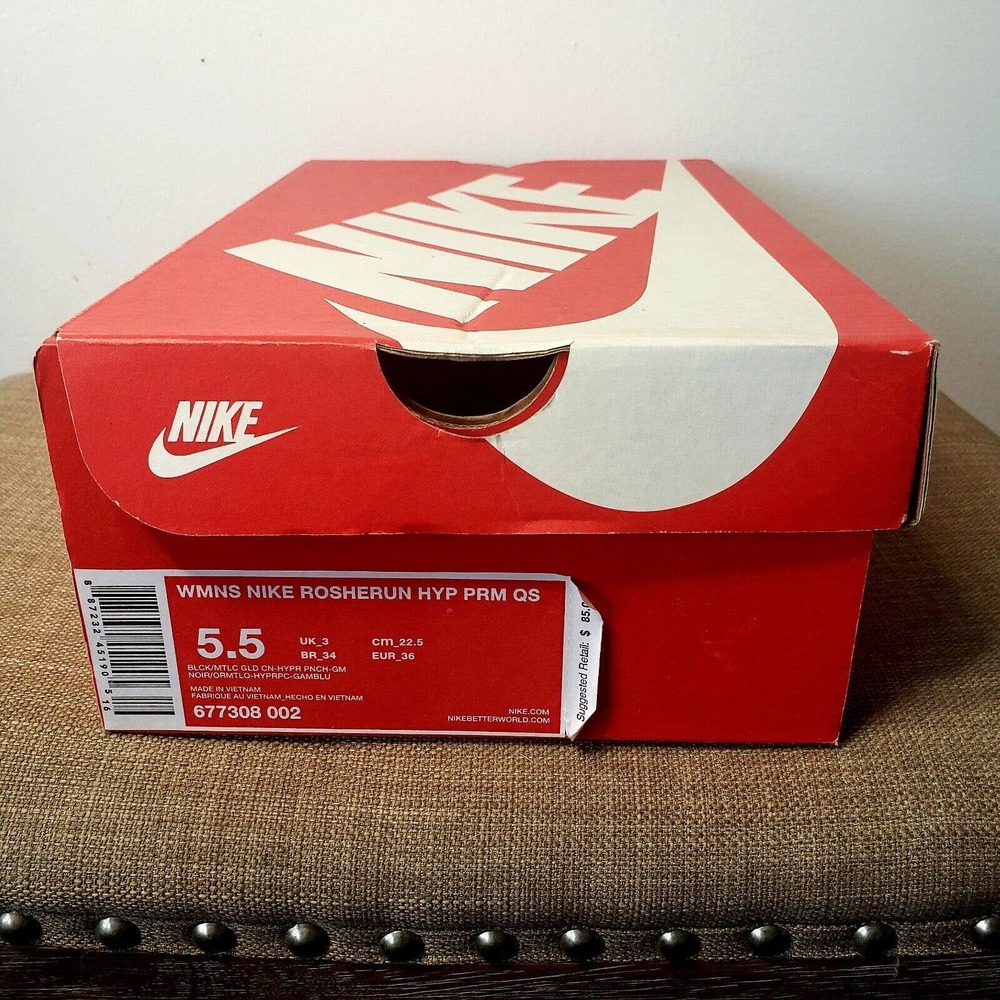 Nike Rosherun Sunset Womens HYP PRM QS - 677308 002 Size 5.5 - Picture 7 of 9